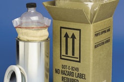 Examining the protocol for safely shipping hazardous materials mixed with other freight types via standard trucking process that’s used by freight carriers worldwide. Photo supplied by LPS Industries.