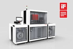 The award-winning Hapa 862, modular, CMYK / spot color, UV DOD inkjet printing system for roll-fed materials