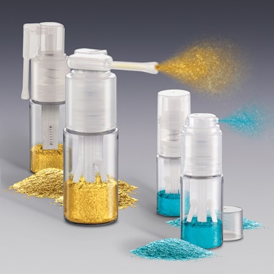 Powder spray bottles