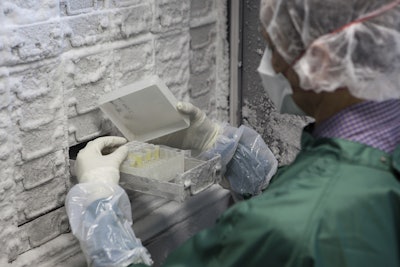This photo is an example of cryogenic storage and is used for illustrative purposes only.