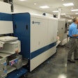 Domino's Digital Printing Spectrum included presentation demos of its N610i press.