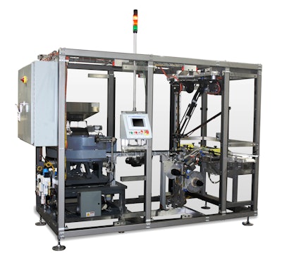 The AF-QCR – AF Series Delta 3 Collating Robot is compact with a modular frame to work with several types of ancillary equipment.