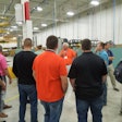 Dorner's 50th Anniversary celebration included plant tours on June 15 for customers, vendors, distributors and local personnel.