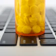 This photo depicts an Internet pharmacy prescription.