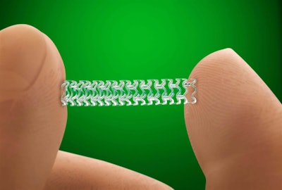 Abbott's New Absorb Stent / Photo: PR NEWSWIRE