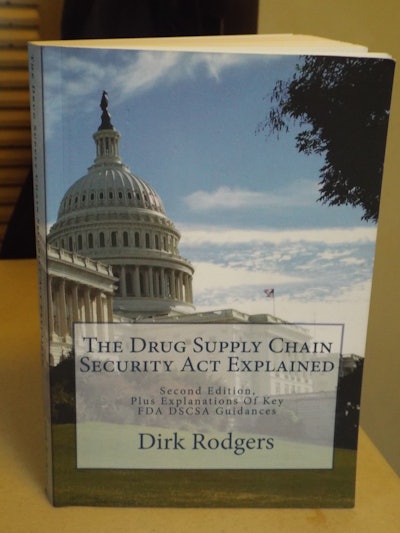 Dirk Rodgers' book explains DSCSA. (Cassandra Butschli photo)