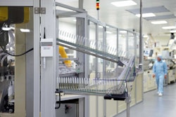 This photo shows a manufacturing cleanroom where 'warm times' can affect product quality.