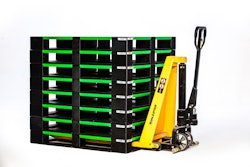 Dutch start-up company launches pallet that combines new materials with the Internet of Things.