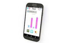 Smartphone displaying PAD System / Image: Chen-Han Huang, PhD, and Ki Soo Park, PhD, Center for System Biology, Massachusetts General Hospital