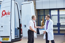 This photo depicts temperature-sensitive product logistics. Photo supplied by Quick Specialized Healthcare Logistics.