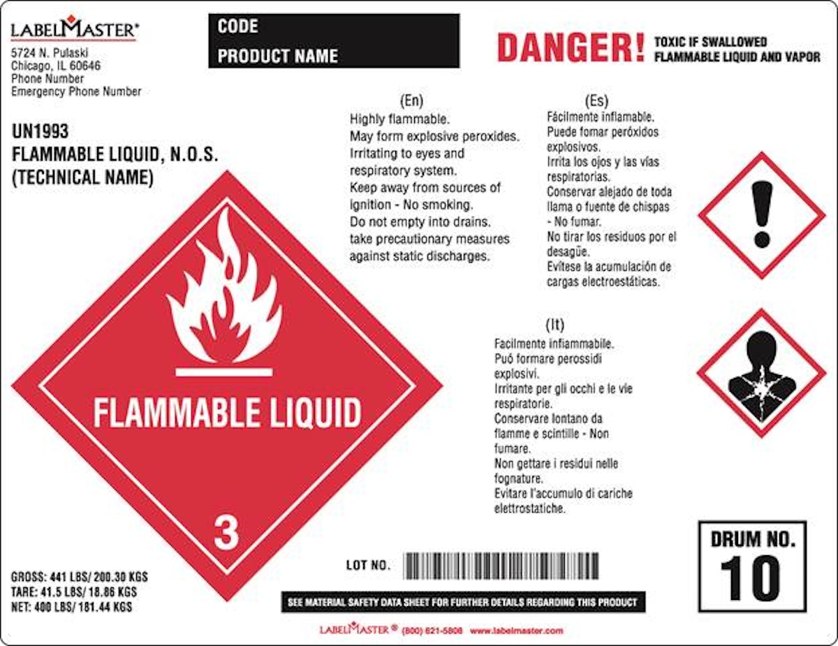 Labelmaster: Anti-Static Drum Labels | Healthcare Packaging