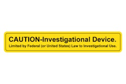 Caution labels are critical before the device is cleared by the FDA.