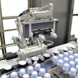 The FreeStyle Libre line runs at a speed of 60 parts per minute, packaging a sensor and applicator. Source: Marchesini Group