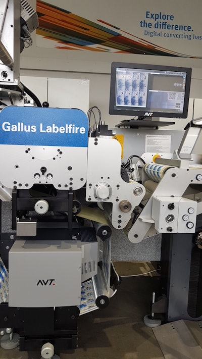 PIQ-C (Picture Image Quality Control), a new jointly developed quality assurance solution, is integrated into the Gallus Labelfire 340 digital label printing press.