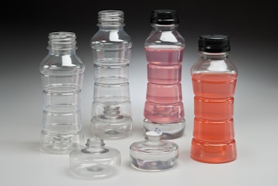 The Clasper blow-molded bottle technology is now available to brand owners seeking to market a product in a package with two separate containers.