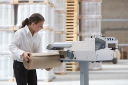 Paper-based protective packaging equipment uses 100% recycled-content paper to create cushioning and block/brace solutions to help secure products in transit.