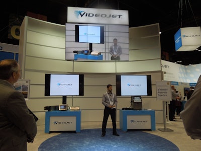 Videojet demonstrates at PACK EXPO how invisible codes can assist in anti-counterfeiting, track and trace and serialization issues.