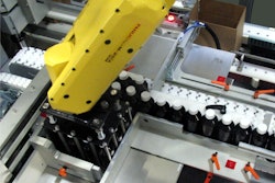 A high-speed case packer has been outfitted with serialization equipment for aggregation with less integration time.