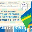 The 10th Annual Intermodal Conference, “The State of Freight,” takes place Friday, December 2, 2016, at the FedEx Institute of Technology in Memphis.