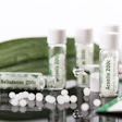 This photo shows examples of homeopathic medicine.