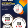 Timer Caps are marketed in different sizes and used by CVS, Rite Aid and other pharmacies across North America.