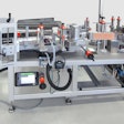 Mid-range 152E wraparound labeling machine for pharma and cosmetic sectors offers a heavy-duty label application platform.