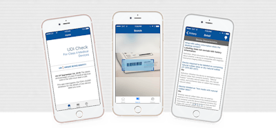 Authentag built the “UDI Check” mobile app to scan Type II medical devices and detect the UDI from the barcode on the label.