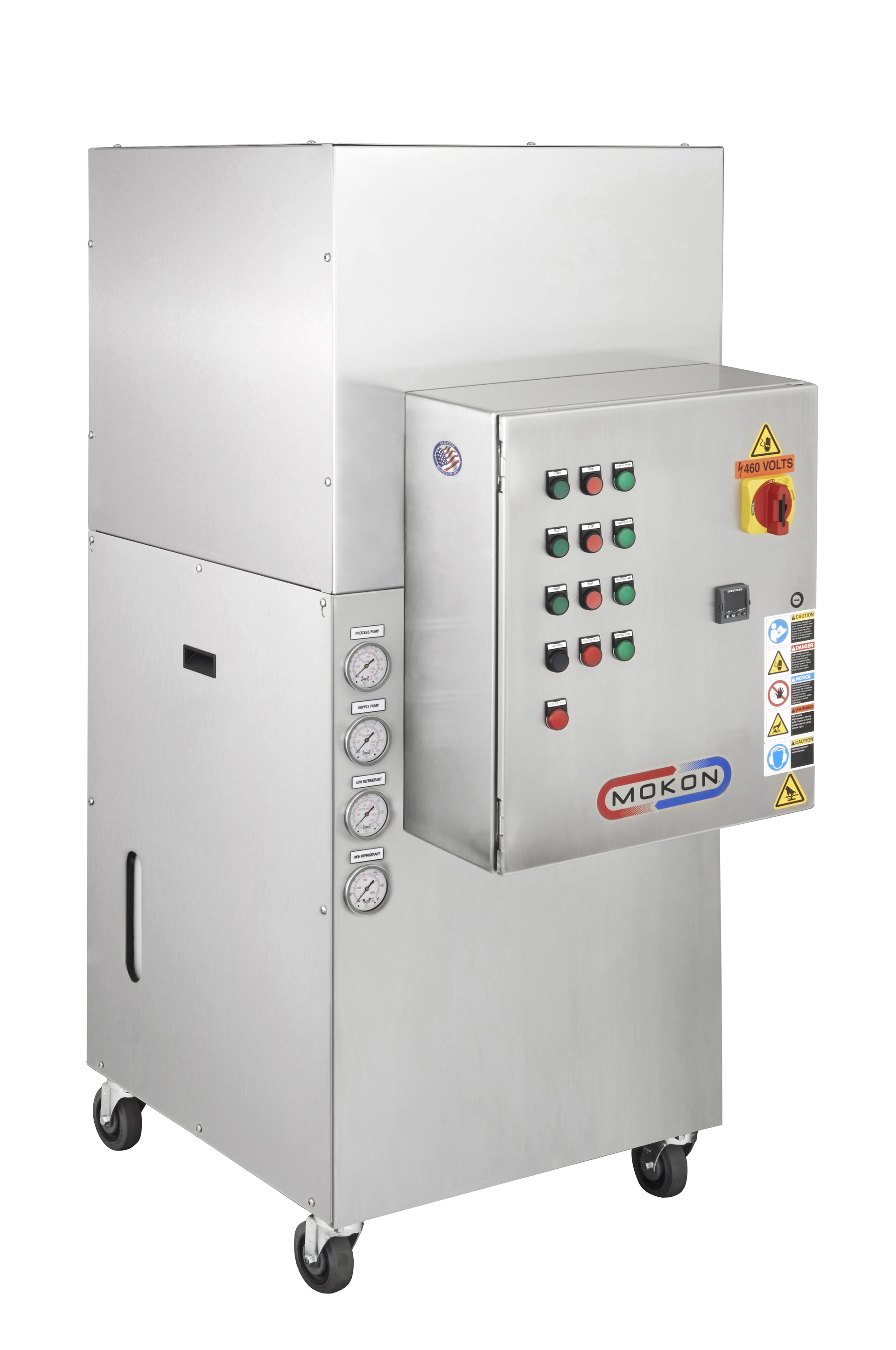 Heating/chilling system for food processing applications