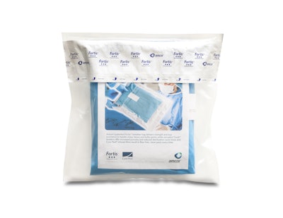For applications including hospital supplies, surgical packs and gowns, medical devices, and pharmaceuticals, Amcor Flexibles’ Fortis™ breather bag offers strength, tear resistance and fiber-clean peels that benefit medical facility workers.