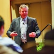 Ron Yakubison, Director of Packaging Technology Operations at Merck, offered tips on continued learning and having fun. Photo credit: Miles Boone Photography