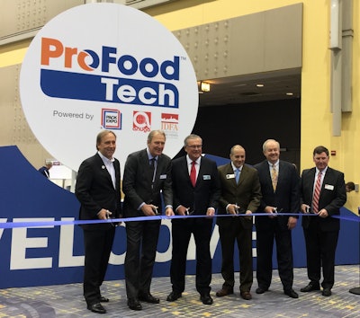 Ribbon cutting at Pro Food Tech