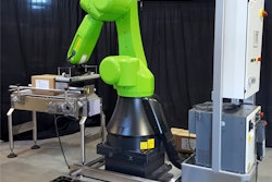 New CR-35iA Collaborative Robot helps pallet cell reduce workplace injuries by using precision sensors.