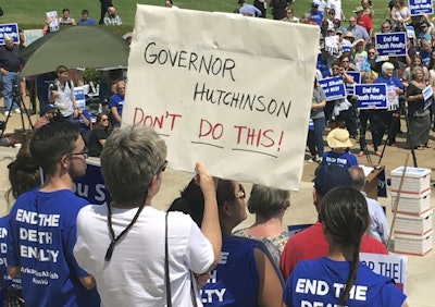Arkansas Execution Protestors / Photo: Kelly P. Kissel/AP