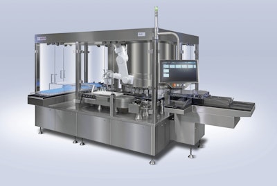 Bosch unveils the first member of the new KLV series – the KLV 1360 for vials. The platform is suited for inspection of up to 600 standing glass containers per minute.