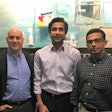 From left to right, Javier Gonzalez, Director of Combination Products and Packaging Development, Promius, Prateek Lal, CEO, Adept Packaging, and Amit Kulkarni, Associate Director Package Engineering and Development, Promius.