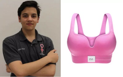 Rios and his cancer-detecting bra / ImageL Higia