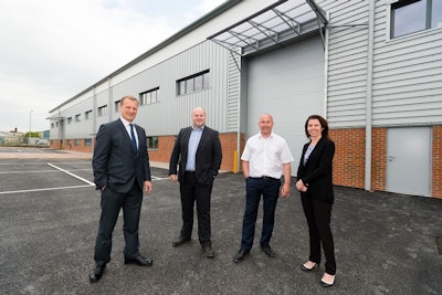 From left to right, Steve Pike – Cushman & Wakefield on behalf of PCI, John Jones – Asset & Development Manager, RHL, Kevin Williams- PCI Operations Director, Rachel Griffiths – PCI Associate Director.