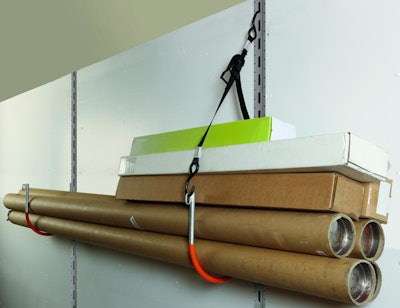 This freight-loading storage option provides a means to safety stow long and unwieldly cargo efficiently on trailers, trucks and other service vehicles.