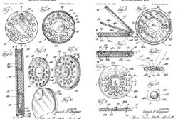 Medication dispensing means, patent US 3143207 A, / Image: D. P. WAGNER)