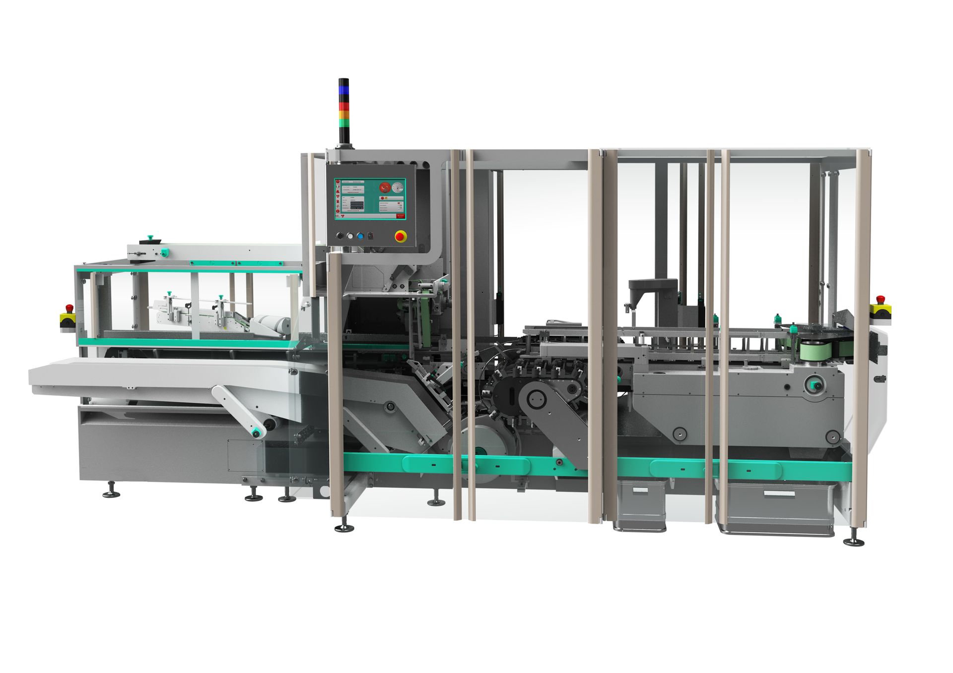 Continuous-motion horizontal cartoner