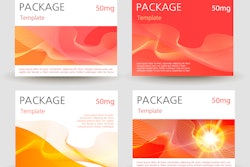 Examples of packaging artwork templates.