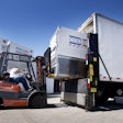 The shippers are loaded easily with a forklift, and powered with rechargeable batteries and can manage most trips up to five days, depending on the cargo and ambient temperatures
