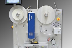 The continuous-motion, servo-driven LC-100 prints variable data onto pressure-sensitive labels at speeds up to 3,000 in./min, allowing one unit to supply labels to multiple labelers.