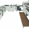Triple knife outsert system with new 24-plate primary folder incorporates more copy into folded leaflets of same finished size.