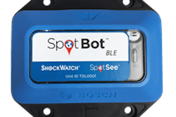 Bosch Connected Devices and Solutions partners with SpotSee to develop SpotBot BLE, a transport data logger that measures and transmits data through Bluetooth communication.