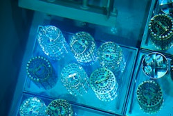 Gamma irradiators are powered by Cobalt-60, killing microorganisms throughout the product and its packaging with very little temperature effect and no residues. (All photos in this story provided by Sterigenics.)