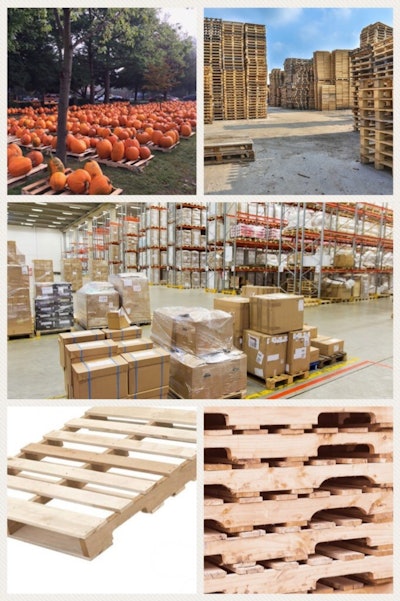 By using specialized computer software, these wood pallets aim to help manufacturers and material handlers reduce transportation costs.