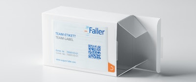 The August-Faller GmbH & Co. KG TEAM-Label provides access to all key drug information without damaging the anti-tamper device.