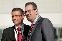 Massimo Bonardi, Managing & Technical Director for Antares Vision (left) and Emidio Zorzella, CEO of Antares Vision (right).
