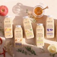 Maty’s Organic varieties have a Kraft brown-colored label, with a silver aluminum screw-on closure.